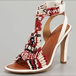 Chloe tribal t strap sandals